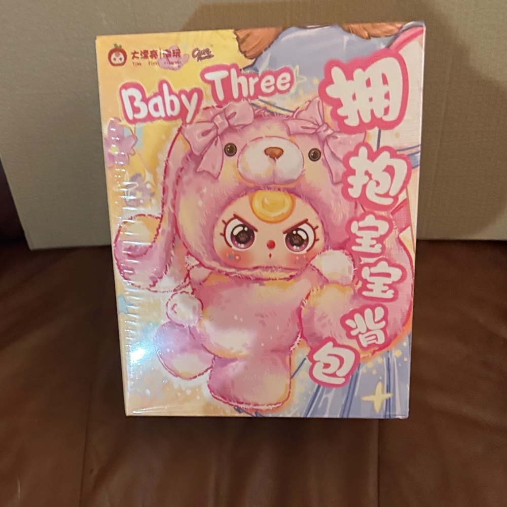 Baby Three Pink Plush Doll